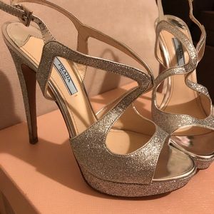 Pre-owned Prada Silver shoes. Size 37.5
